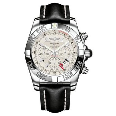 Breitling Chronomat GMT Leather Strap AB041012/G719-leather-black-tang