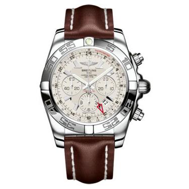 Breitling Chronomat GMT Leather Strap AB041012/G719-leather-brown-tang