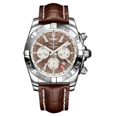 Breitling Chronomat GMT Croco Strap AB041012/Q586-croco-brown-tang