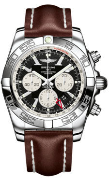 Breitling Chronomat GMT Rubber Strap AB041012/BA69 Diver-Pro-iii-Black-Tang Men's Watch