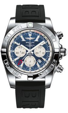 Breitling Chronomat GMT Rubber Strap AB041012/C834 Diver-Pro-iii-Black-Tang Men's Watch