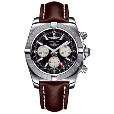 Breitling Chronomat 44 GMT Leather Strap AB042011/BB56-leather-brown-tang