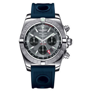 Breitling Chronomat 44 GMT Rubber Strap AB042011/F561-ocean-racer-blue-folding