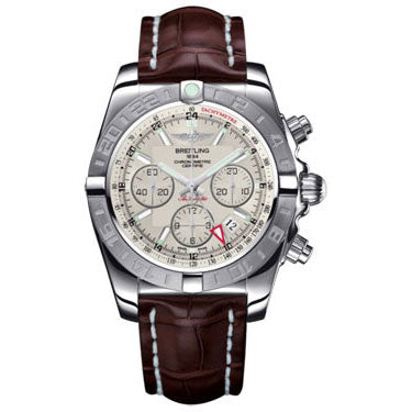 Breitling Chronomat 44 GMT Croco Strap AB042011/G745-croco-brown-deployant