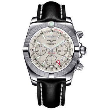 Breitling Chronomat 44 GMT Leather Strap AB042011/G745-leather-black-tang