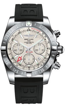 Breitling Chronomat 44 GMT AB042011/G745 Stainless Steel on diver-pro-iii-black-folding Men's Watch