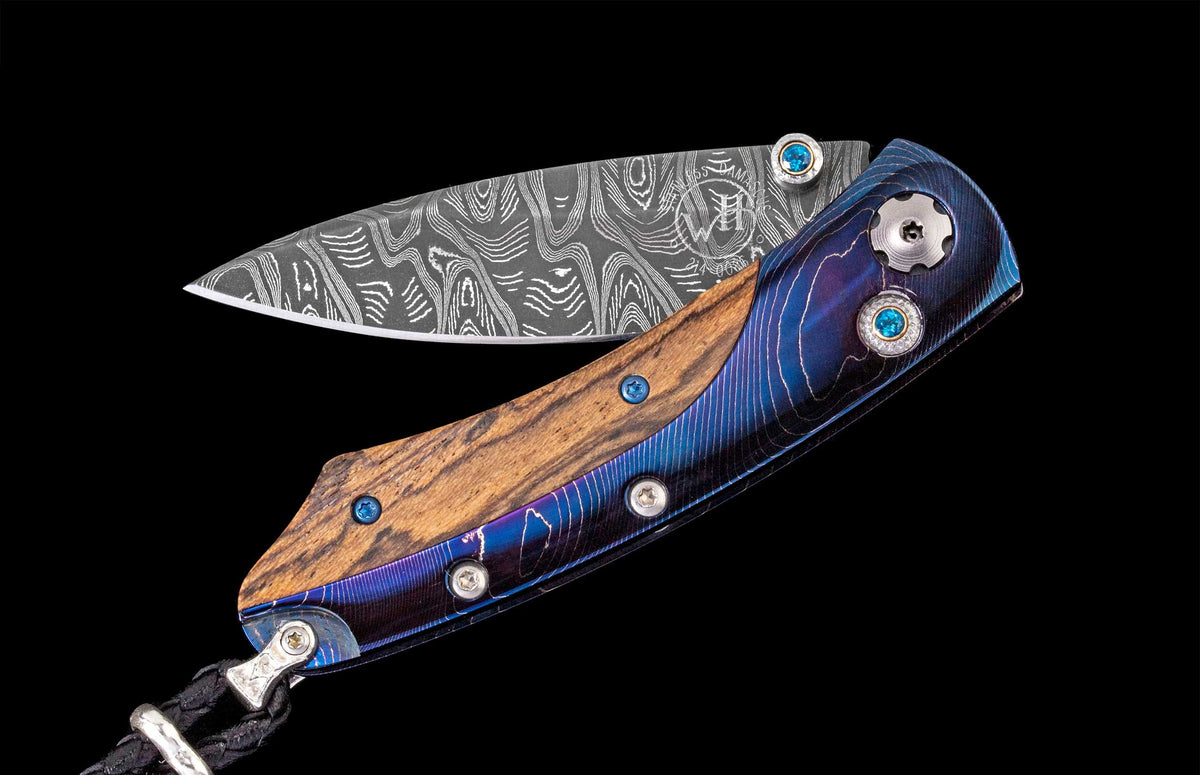 William Henry KNIVES B04 Blue Sand