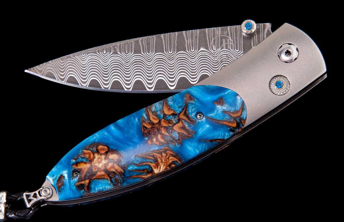 William Henry KNIVES B05 Blue Cone
