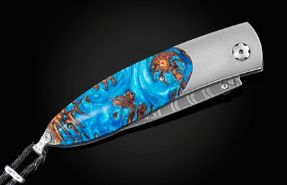 William Henry KNIVES B05 Blue Pine