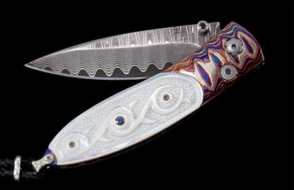 William Henry KNIVES B05 Blue Curl