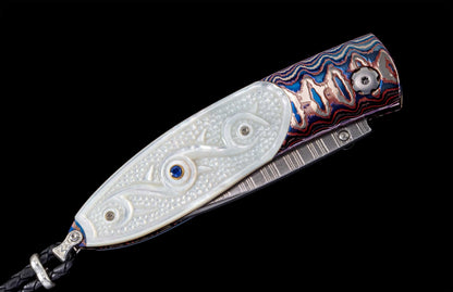 William Henry KNIVES B05 Blue Curl