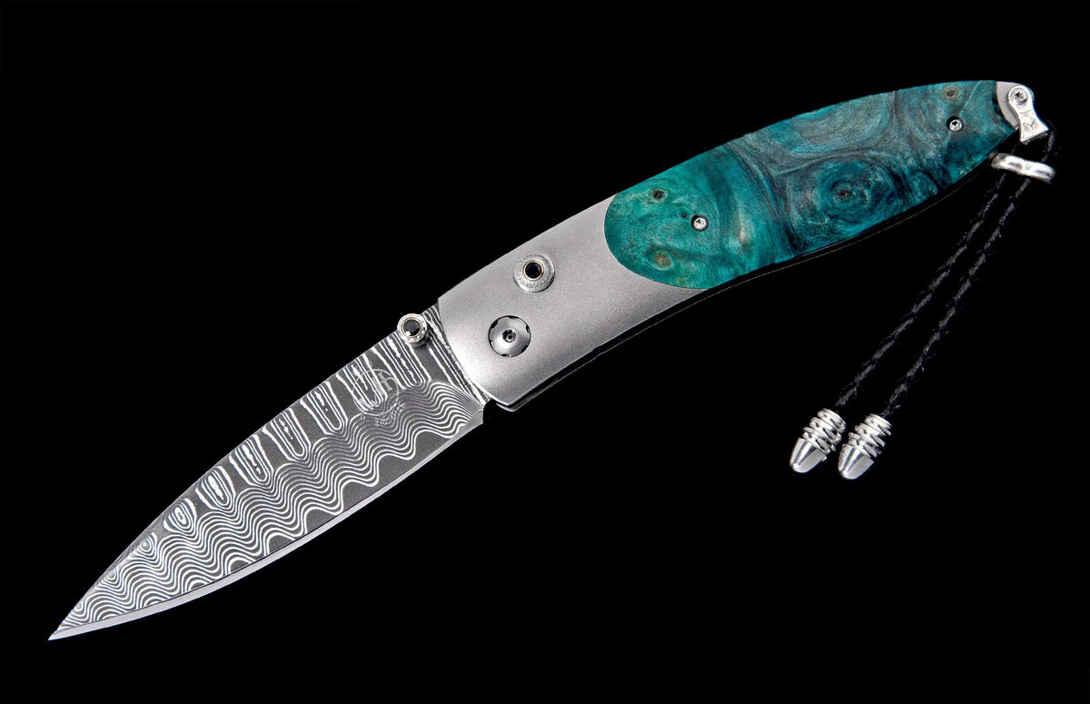William Henry KNIVES B05 Blue Teal
