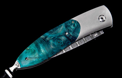 William Henry KNIVES B05 Blue Teal