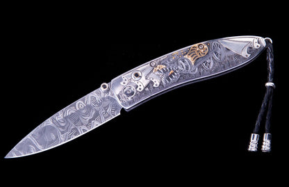 William Henry KNIVES Steampunk Dragon B05 CUSTOM 011414