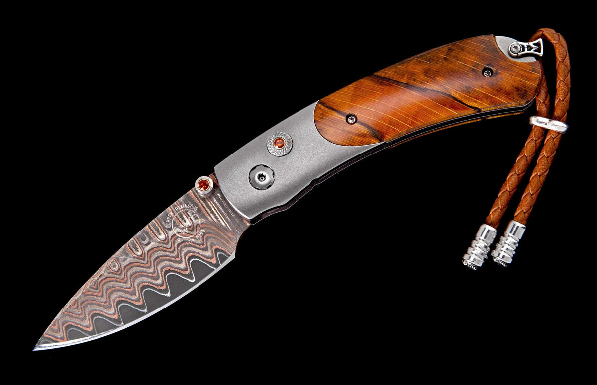 William Henry KNIVES B09 Orange Wave