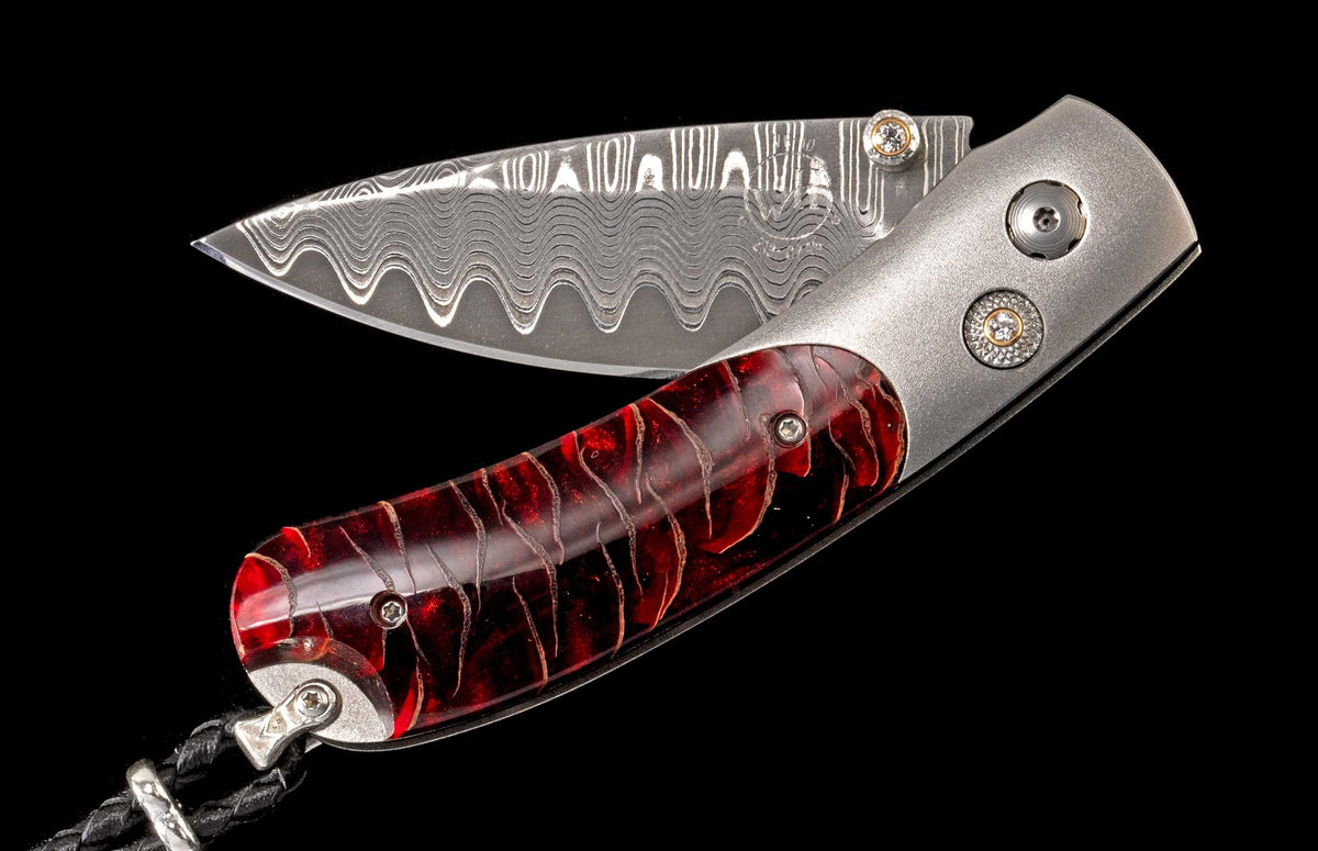 William Henry KNIVES B09 Red Wave