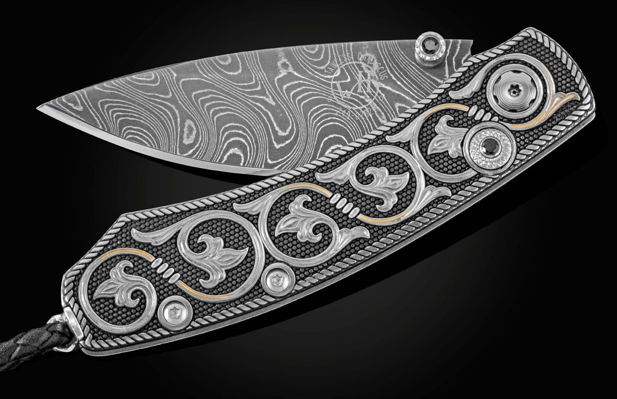 William Henry KNIVES B09 Western Scroll