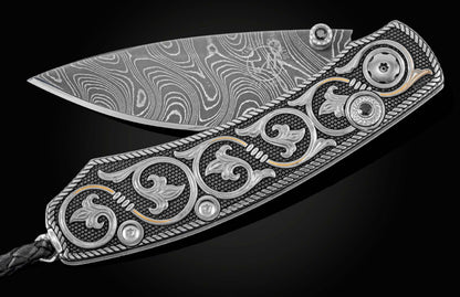 William Henry KNIVES B09 Western Scroll