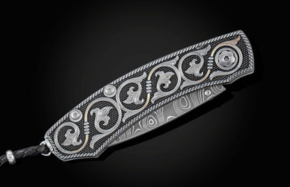William Henry KNIVES B09 Western Scroll