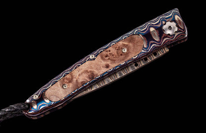 William Henry KNIVES B06 Blue Burl