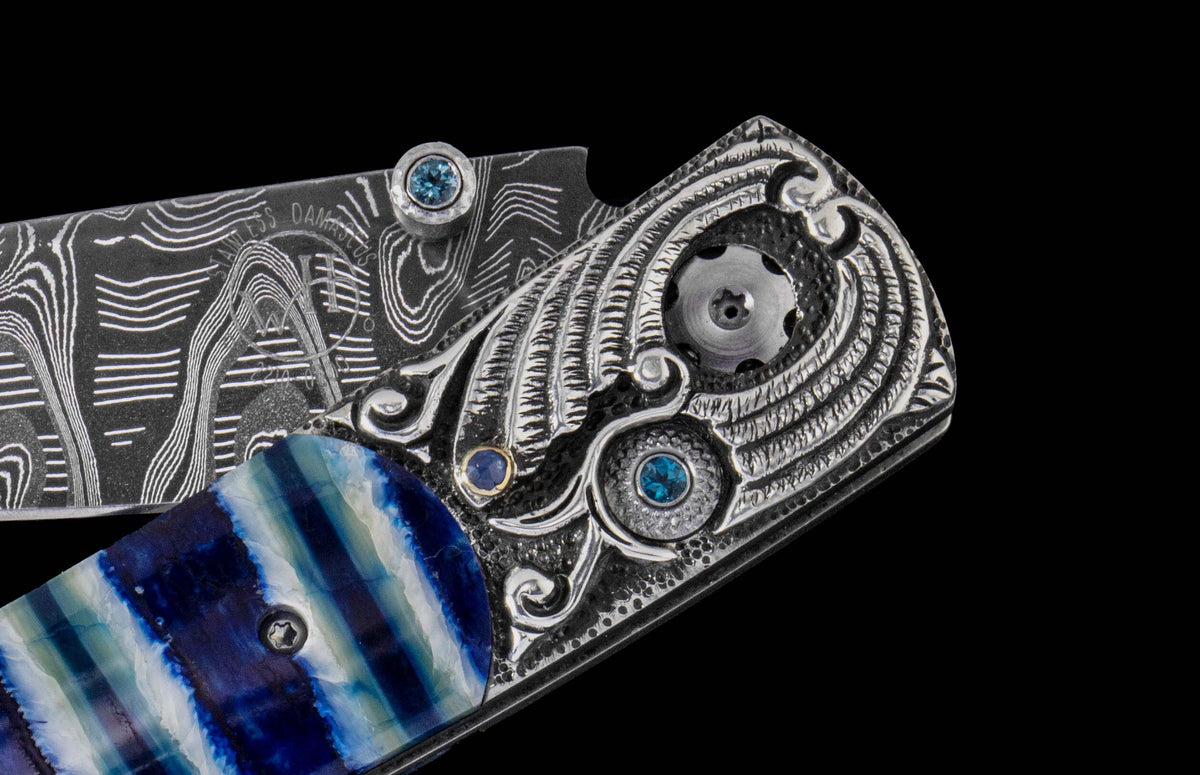 William Henry KNIVES B10 Blue Heat