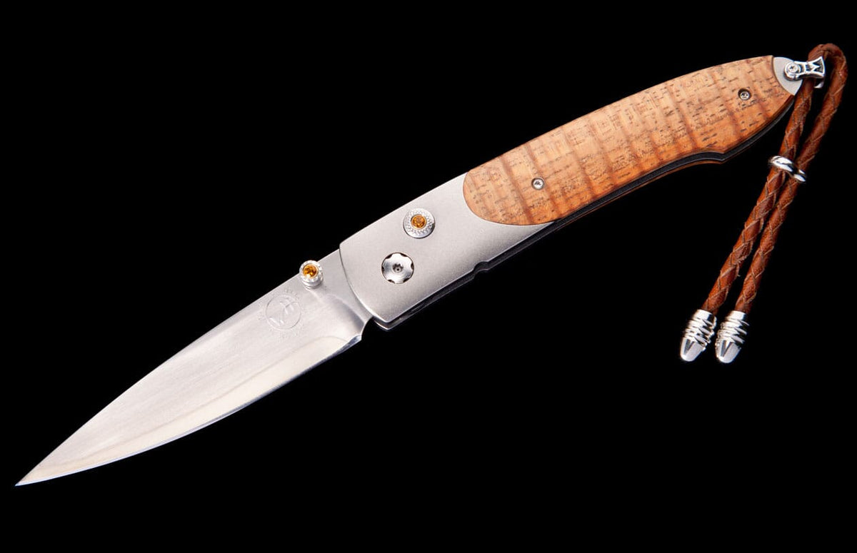 William Henry KNIVES B10 Curly Maple