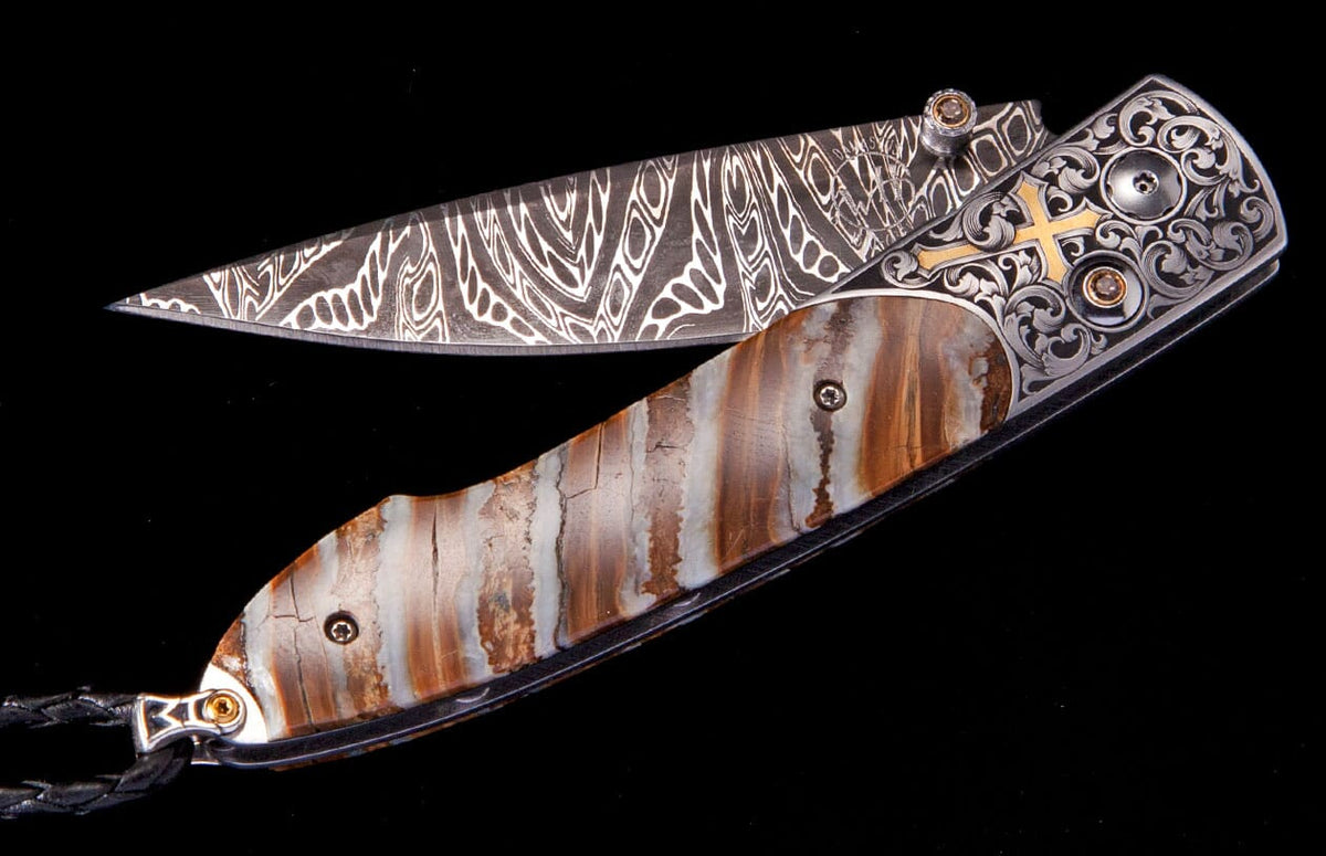 William Henry KNIVES Custom Gold Cross B10 GOLD CROSS