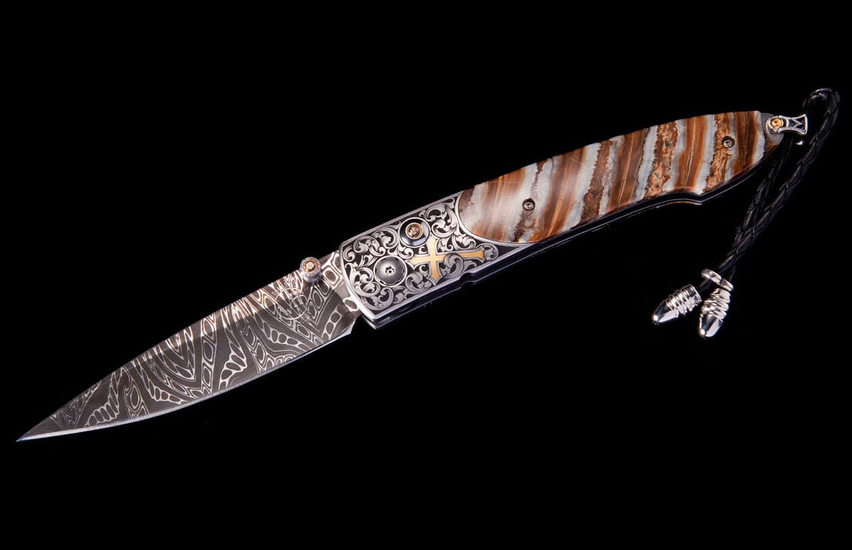 William Henry KNIVES Custom Gold Cross B10 GOLD CROSS