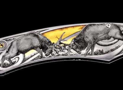 William Henry KNIVES B12 Autumn Elk III