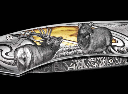 William Henry KNIVES B12 Autumn Elk III