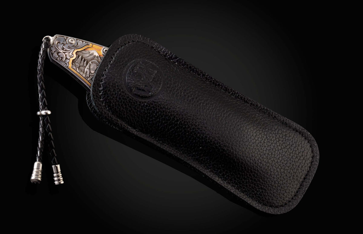 William Henry KNIVES B12 Bison Hunt