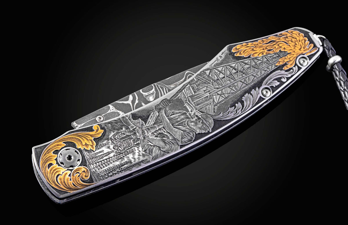 William Henry KNIVES B12 Black Gold IV