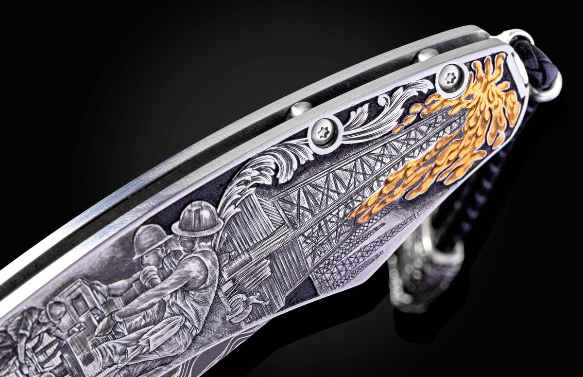 William Henry KNIVES B12 Black Gold IV