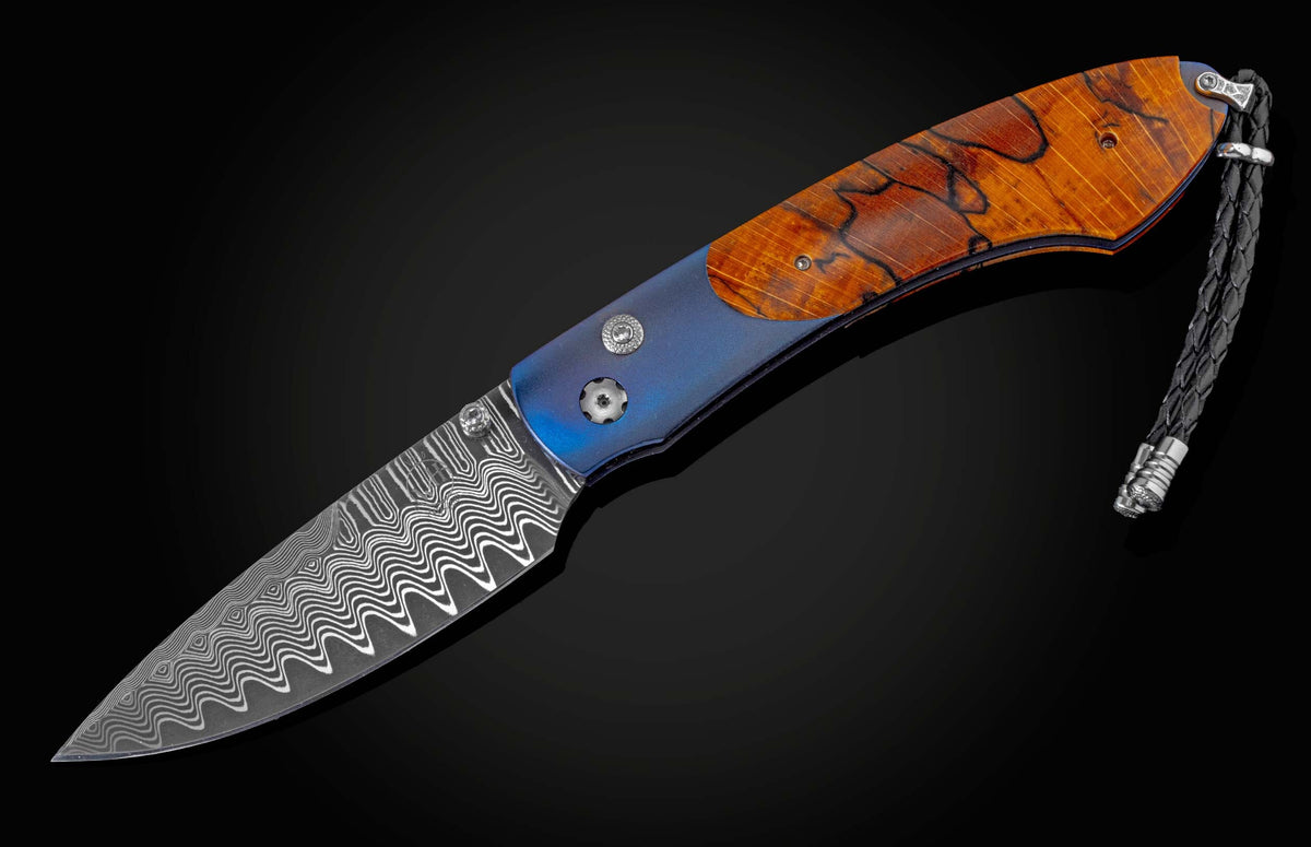 William Henry KNIVES B12 Blue Beech