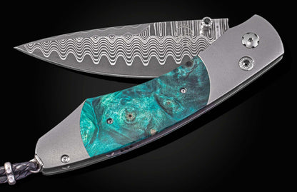William Henry KNIVES B12 Blue Maple