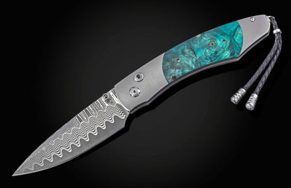 William Henry KNIVES B12 Blue Maple