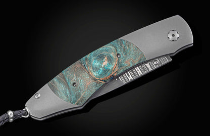 William Henry KNIVES B12 Blue Maple