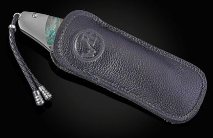 William Henry KNIVES B12 Blue Maple