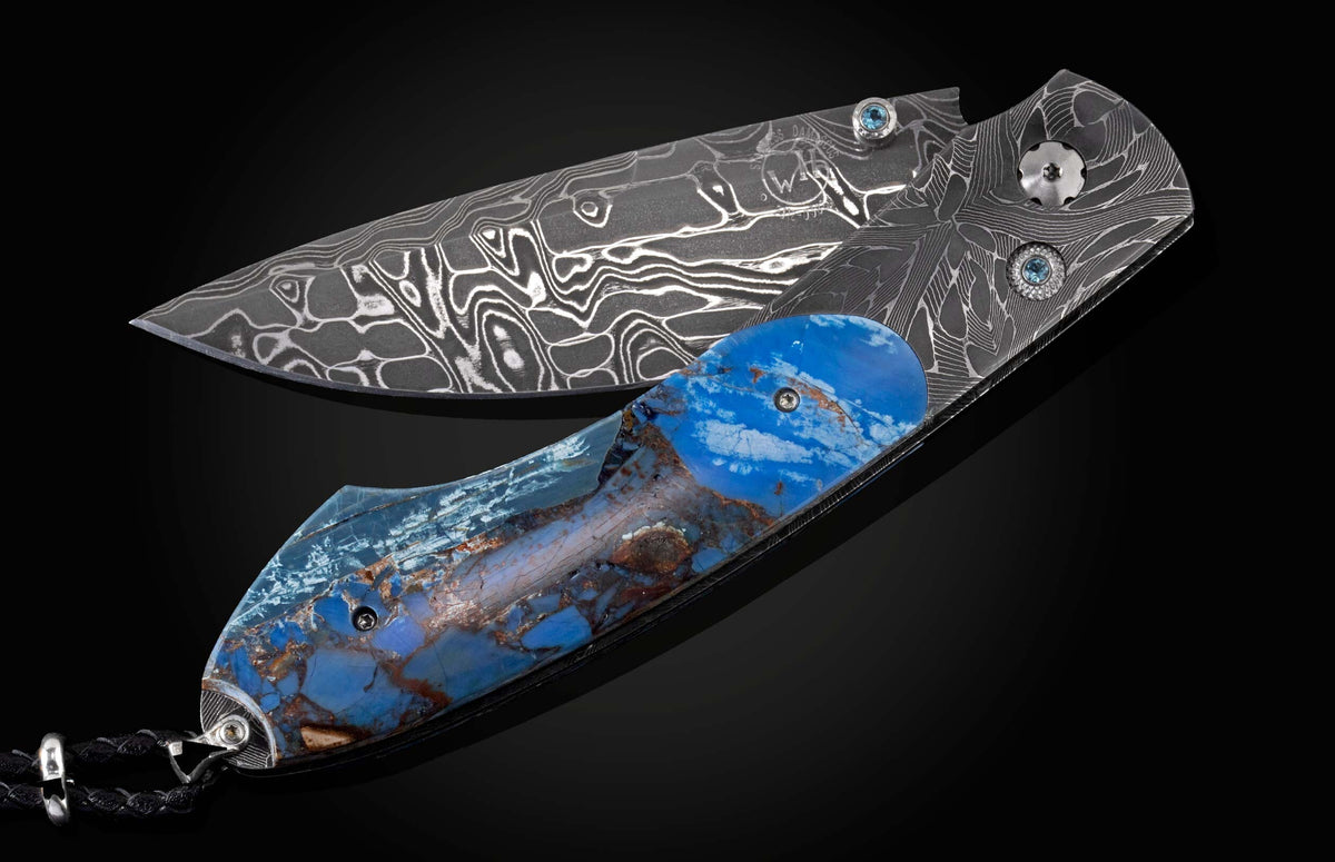 William Henry KNIVES B12 BLUE FUSION