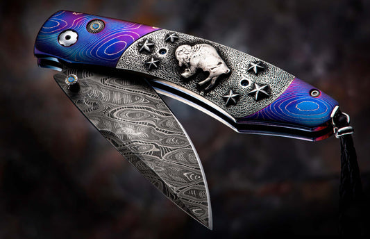 William Henry KNIVES B12 Buffalo Nickel III