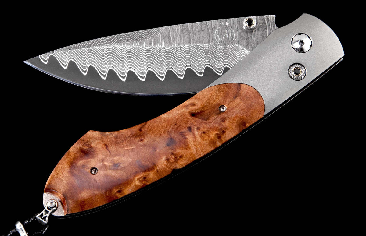 William Henry KNIVES B12 Burl