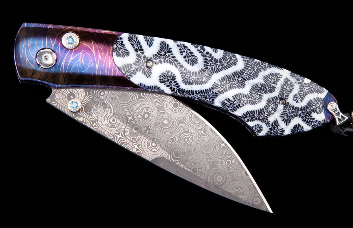 William Henry KNIVES Carefree Buffalo Ultra Marine B12 CFB ULTRA MARINE