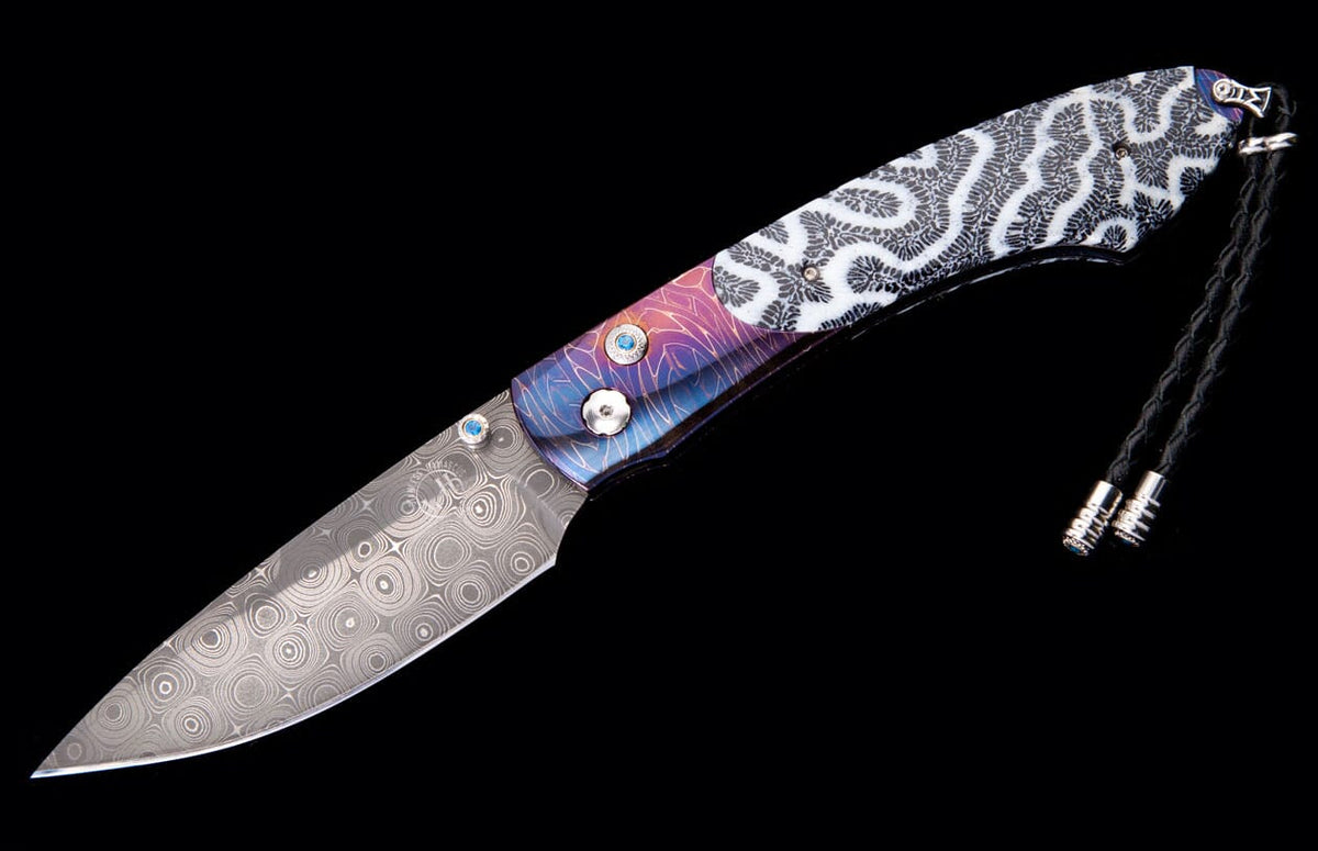 William Henry KNIVES Carefree Buffalo Ultra Marine B12 CFB ULTRA MARINE