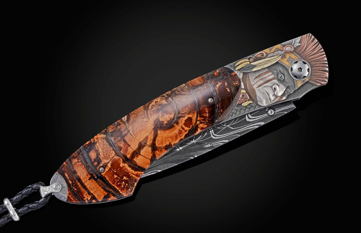 William Henry KNIVES B12 Cowboy & Indian