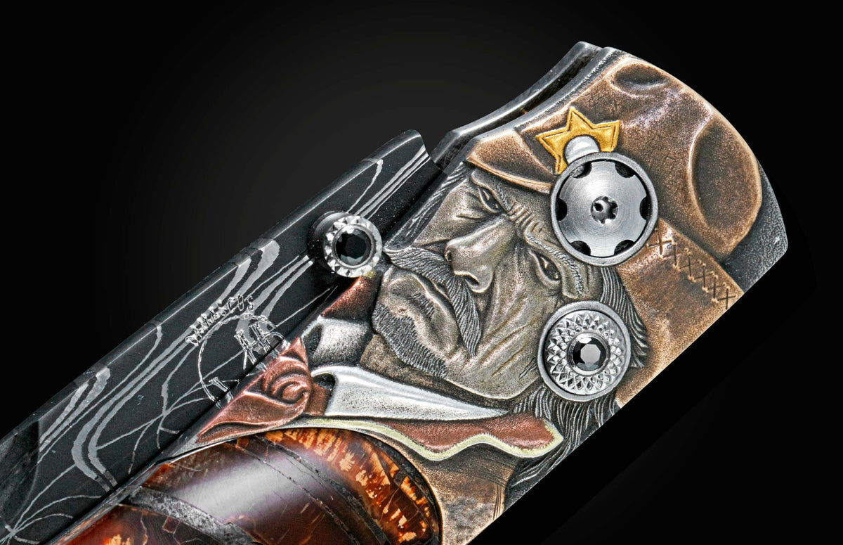 William Henry KNIVES B12 Cowboy & Indian