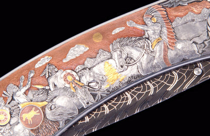 William Henry KNIVES B12 Cowboys & Indians II