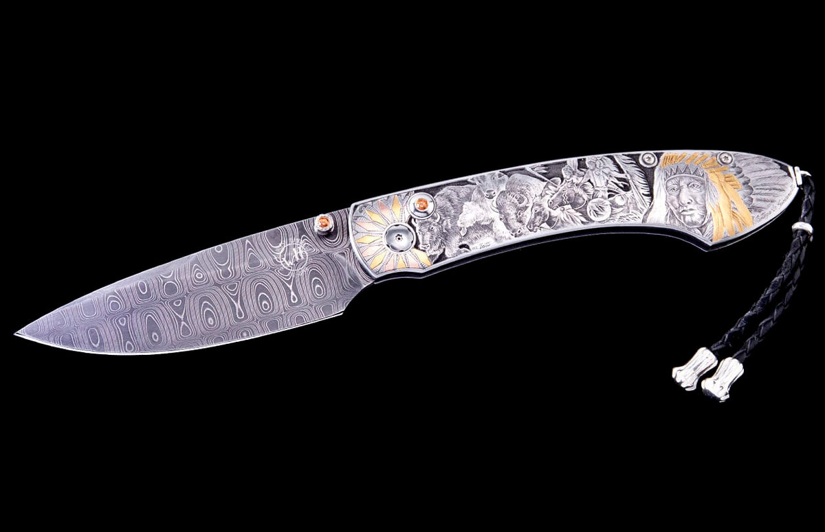 William Henry KNIVES Indian Chief B12 CUSTOM 042513