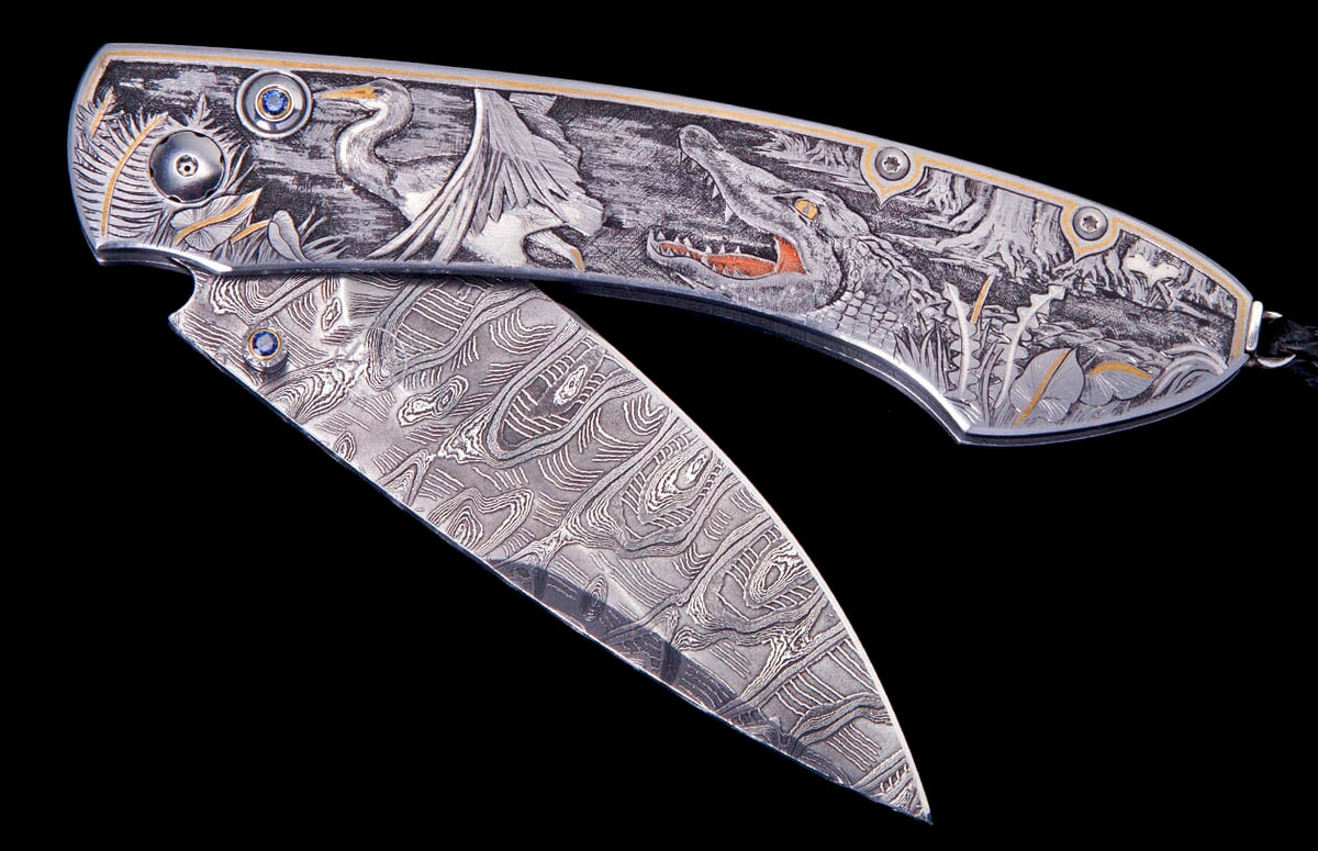 William Henry KNIVES Gator Bayou B12 CUSTOM 081313