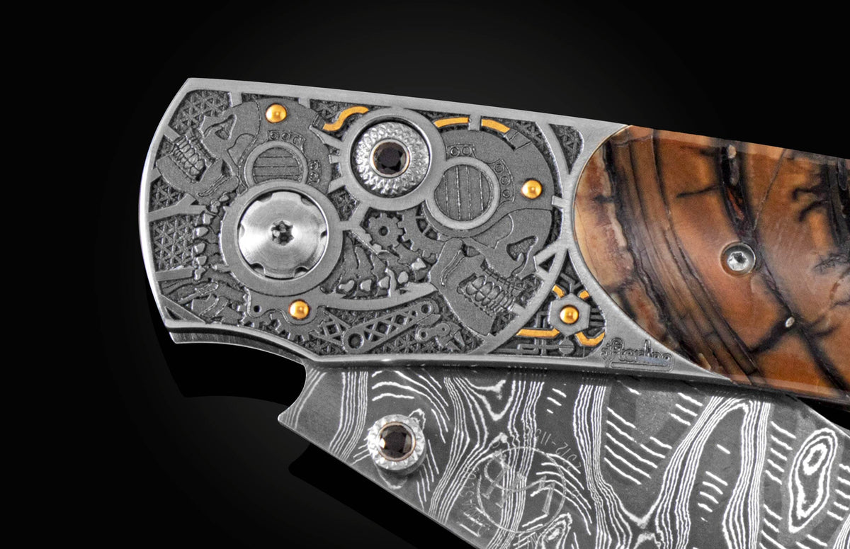 William Henry KNIVES B12 Cyber Skull