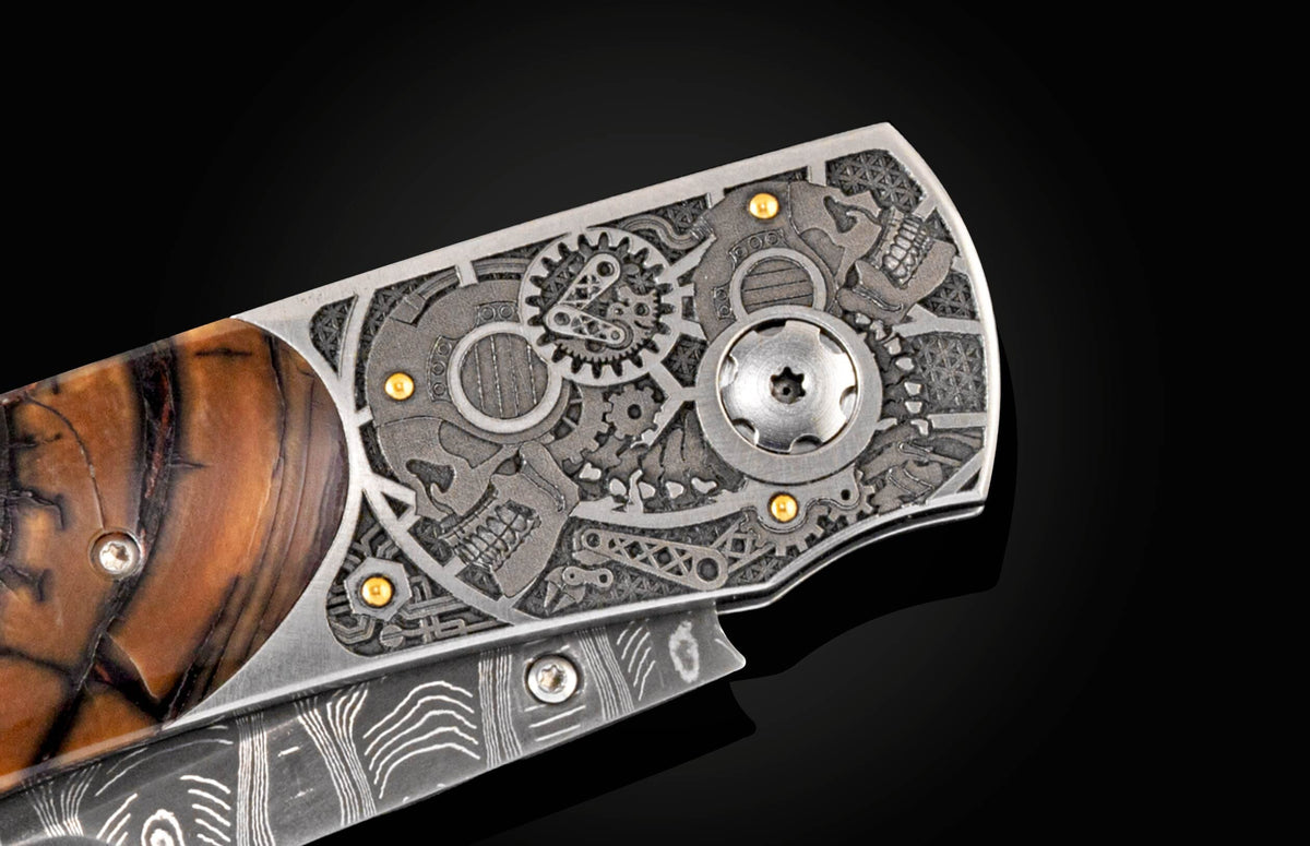 William Henry KNIVES B12 Cyber Skull